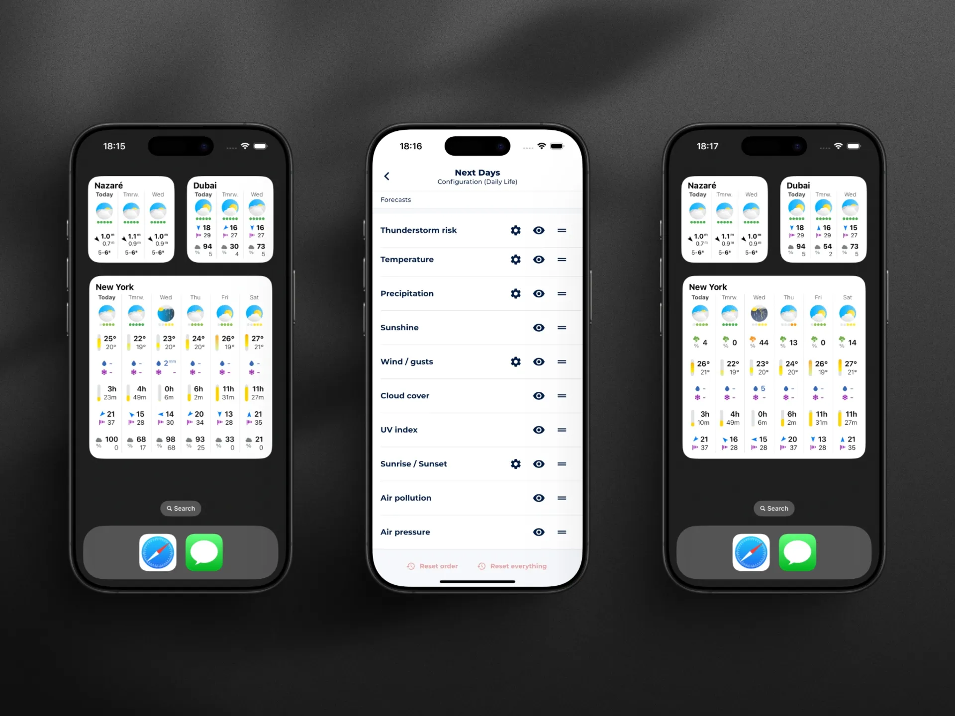 Widget configuration interface showing customization options.